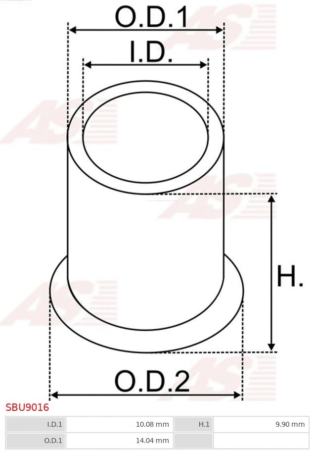 Bush, starter shaft