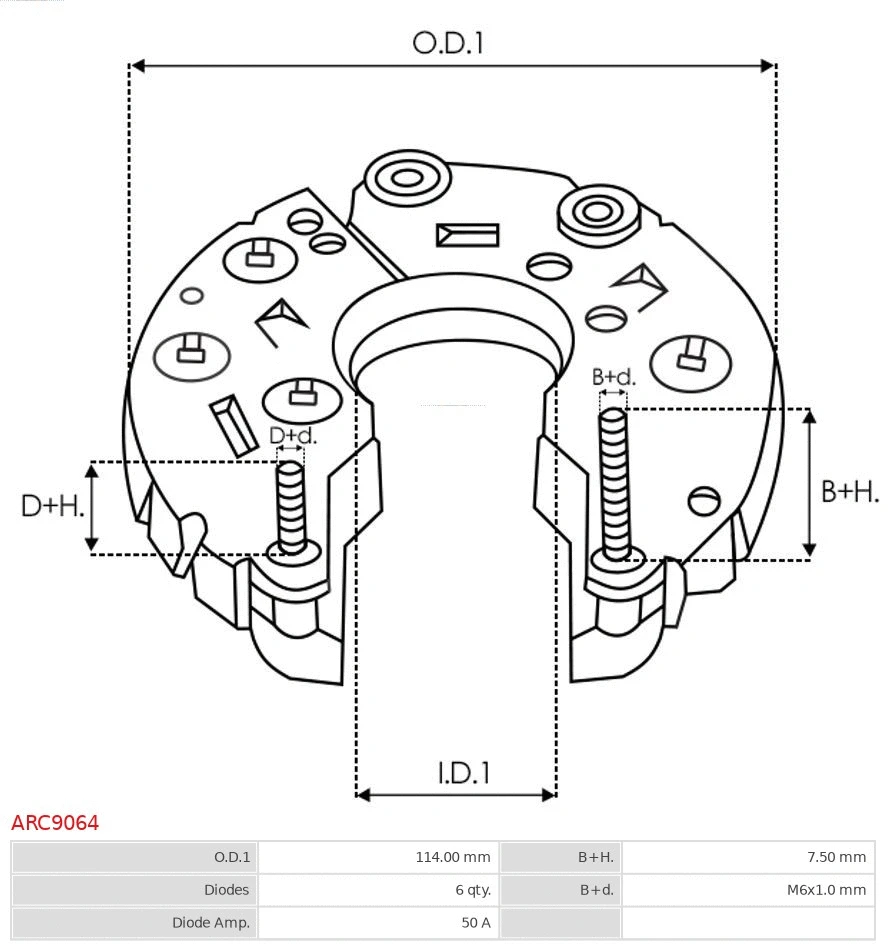 Bracket, alternator drive flange