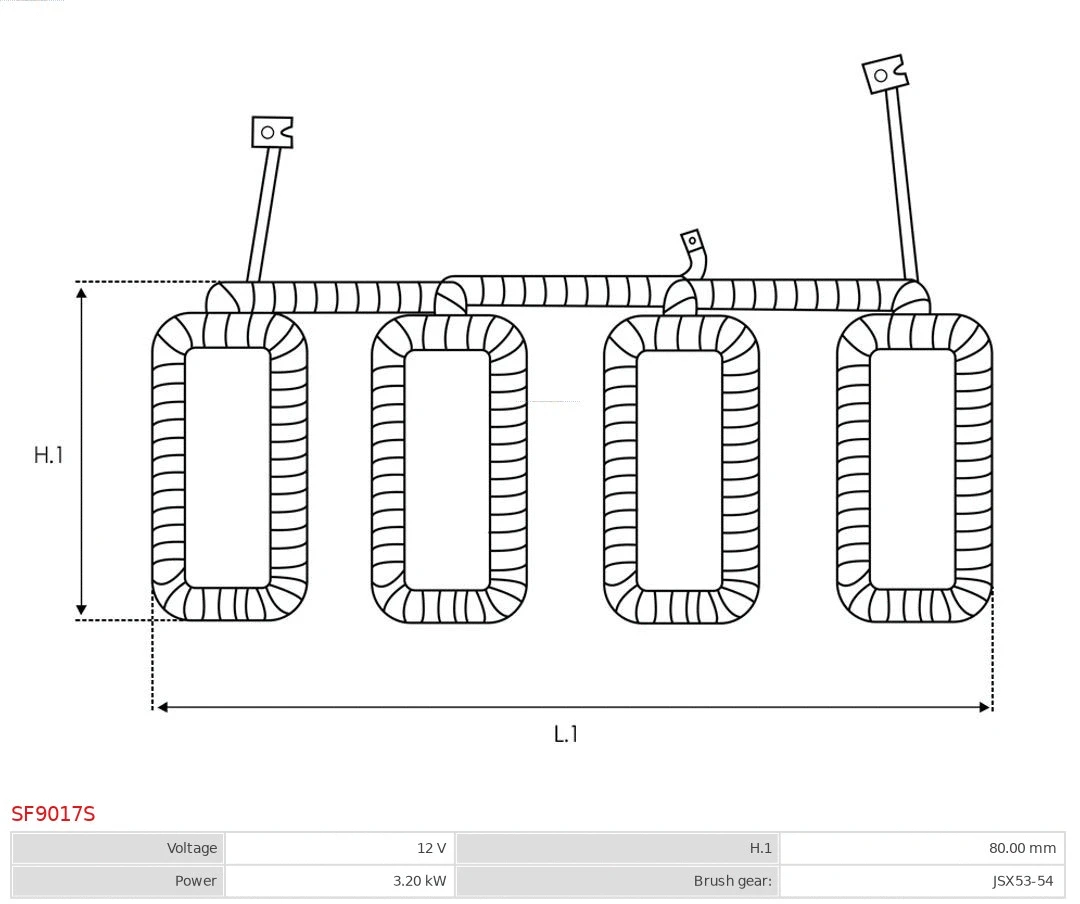 Field Winding, starter