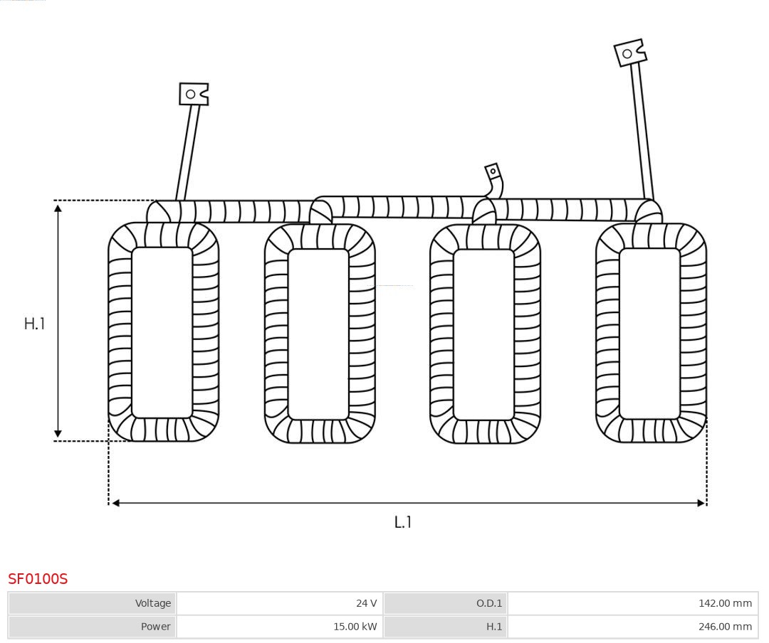 Field Winding, starter