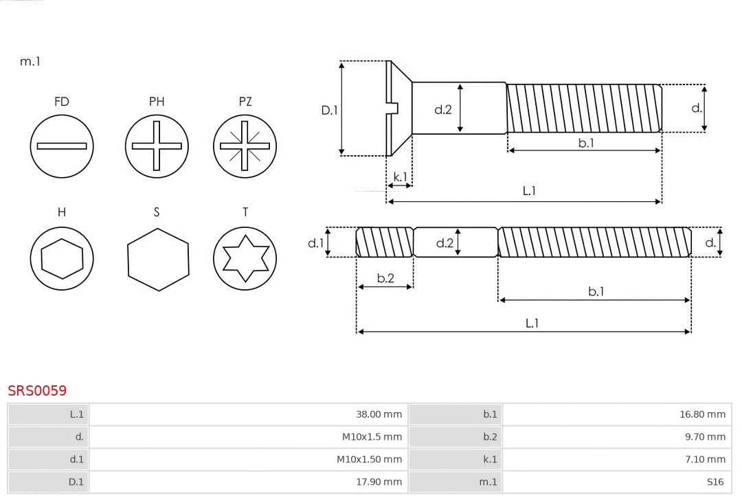 Repair Set, alternator