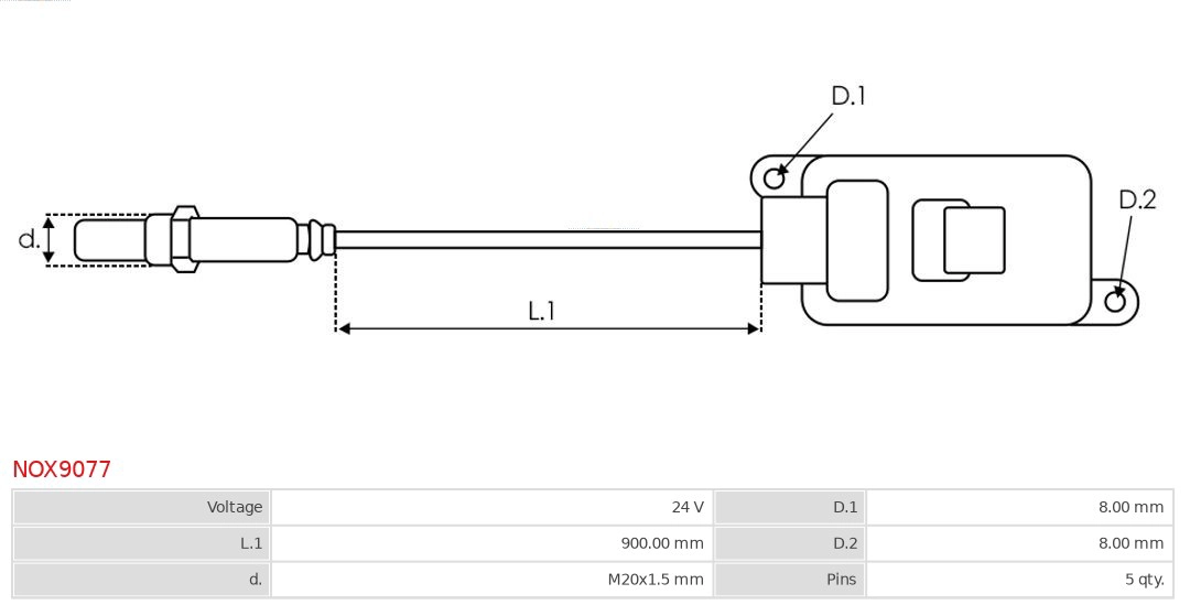 NOx Sensor, NOx catalytic converter