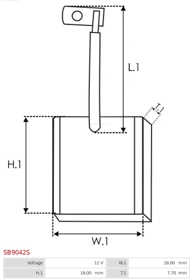 Carbon Brush, starter