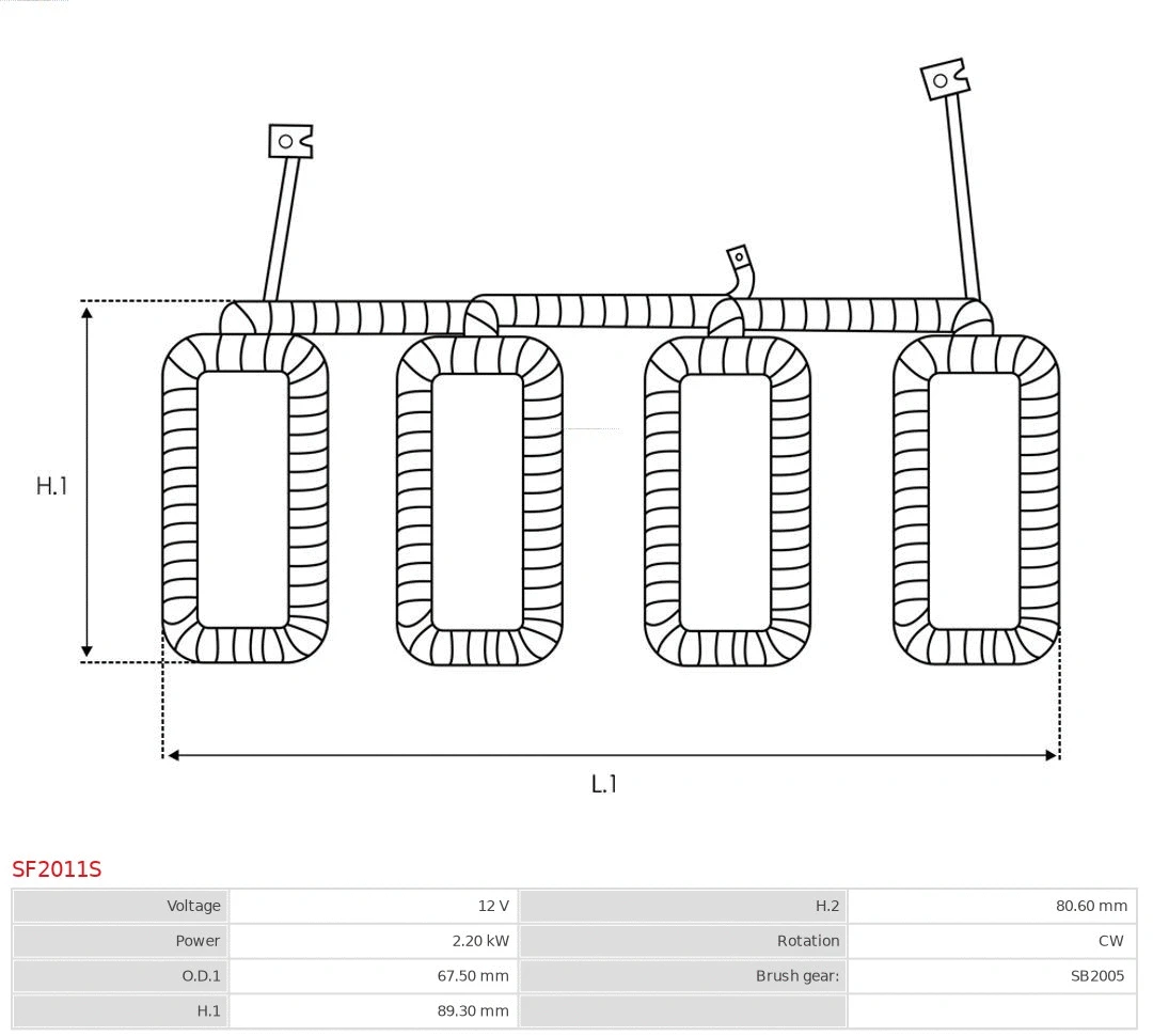 Field Winding, starter