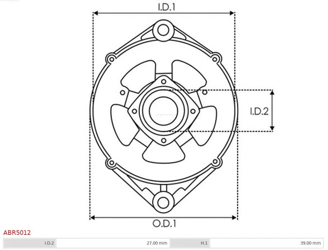 Bracket, alternator drive flange