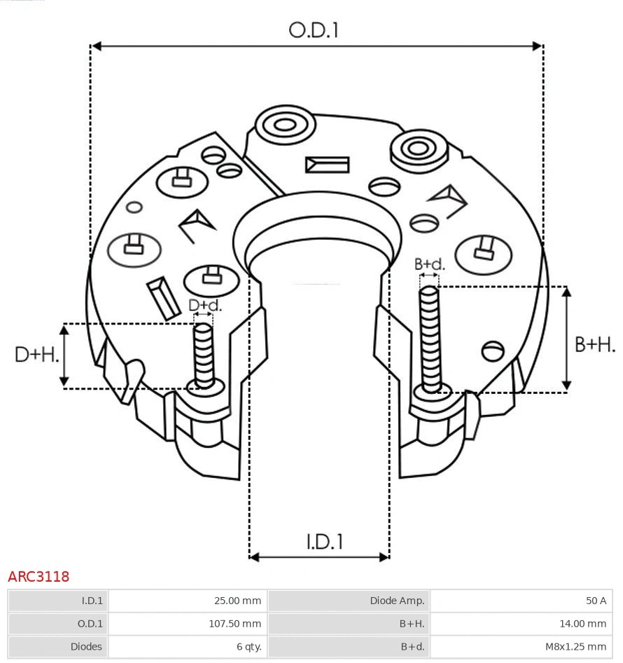 Bracket, alternator drive flange