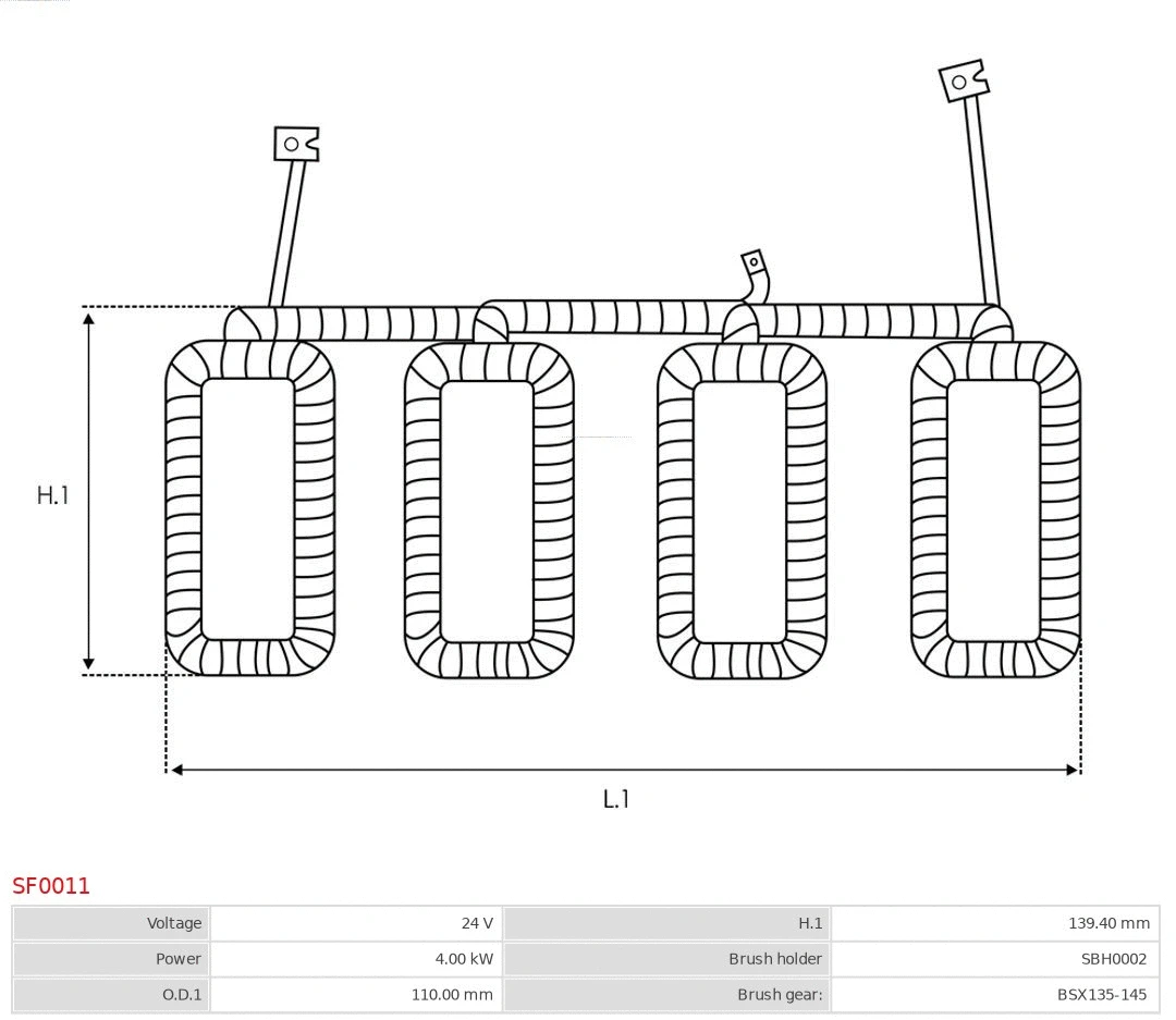 Holder, carbon brushes