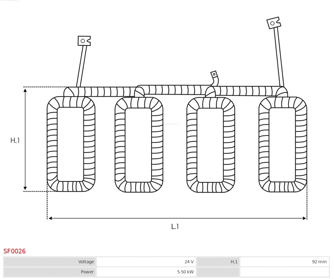 Field Winding, starter