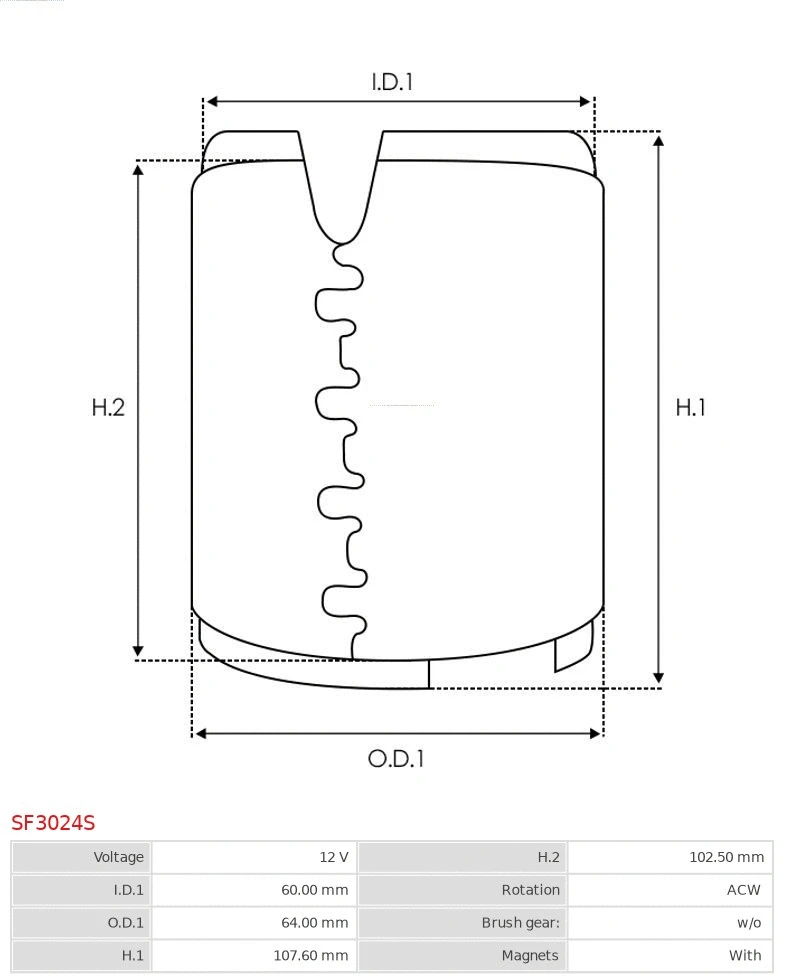 Field Winding, starter