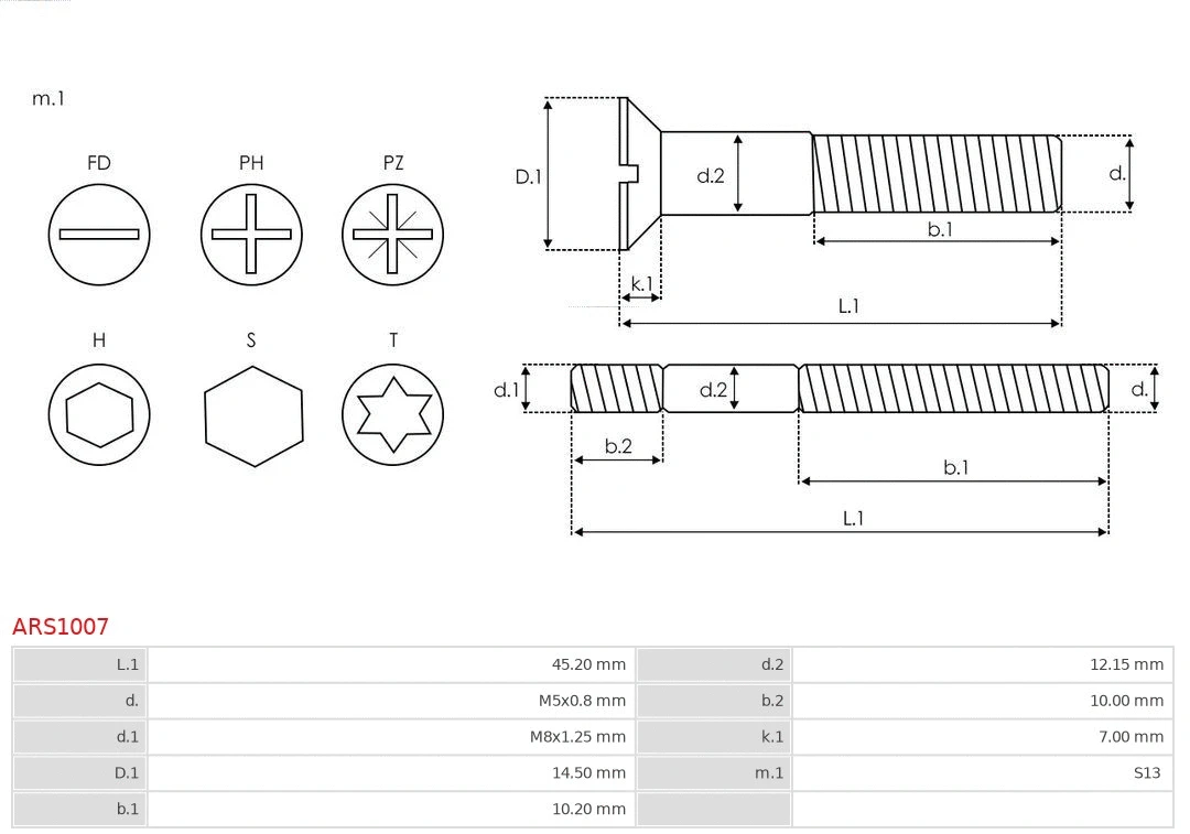 Repair Set, alternator