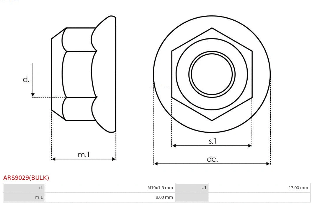 Repair Set, alternator