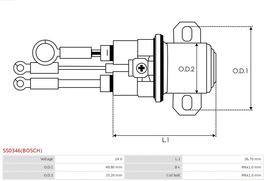 Solenoid Switch, starter