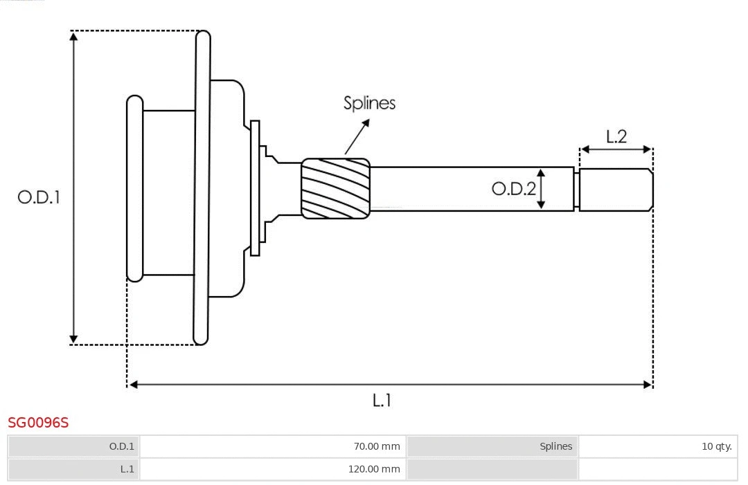 Ring Gear, planetary gearbox (starter)