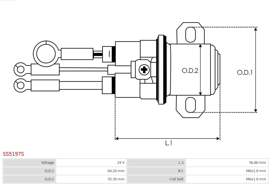 Solenoid Switch, starter