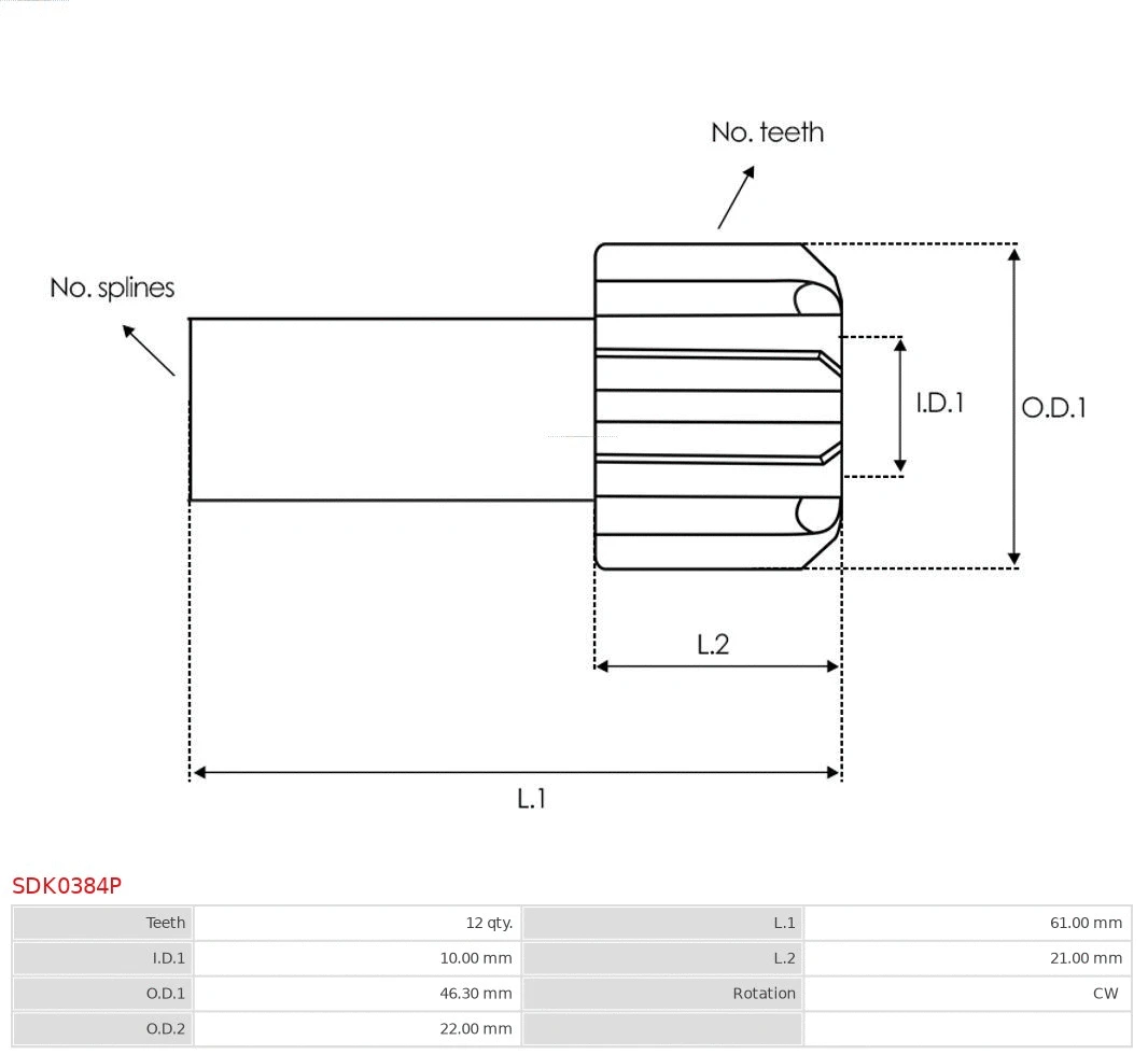 Freewheel Gear, starter