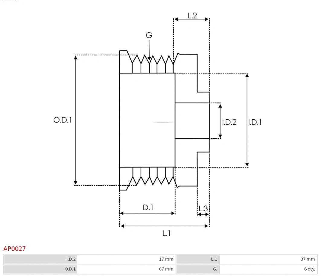Belt Pulley, alternator