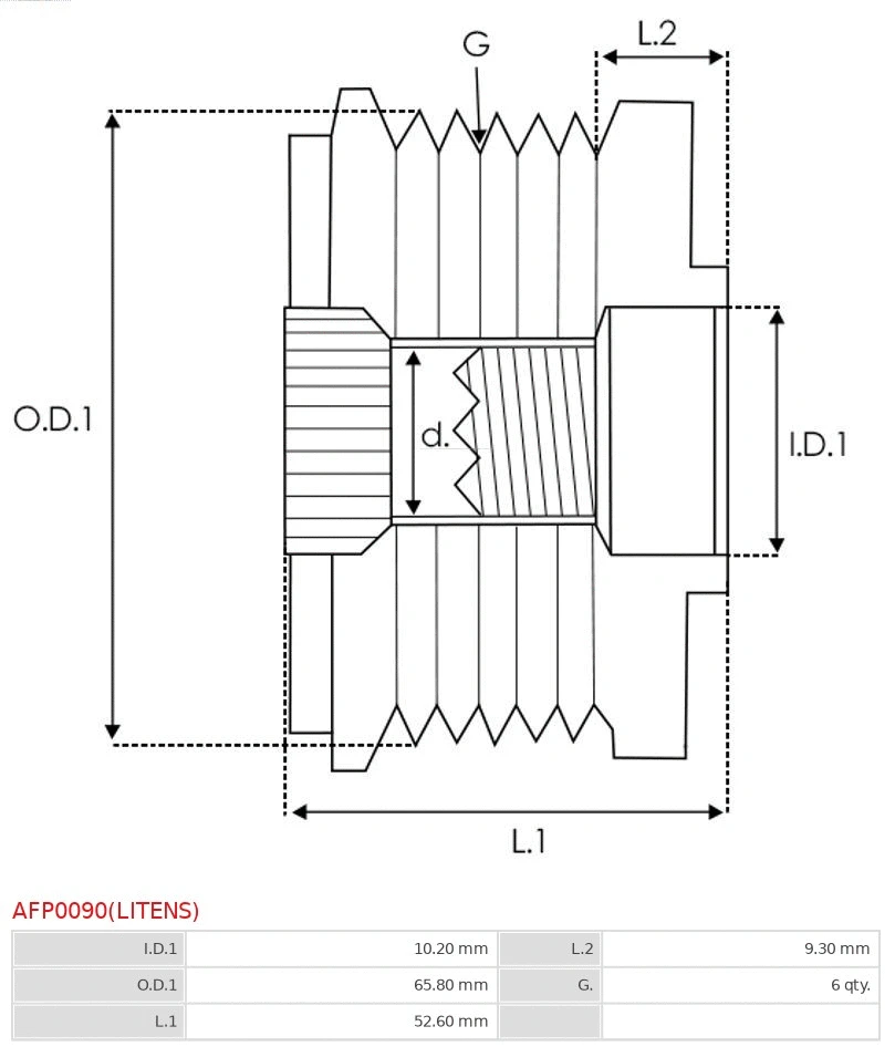 Alternator Freewheel Clutch