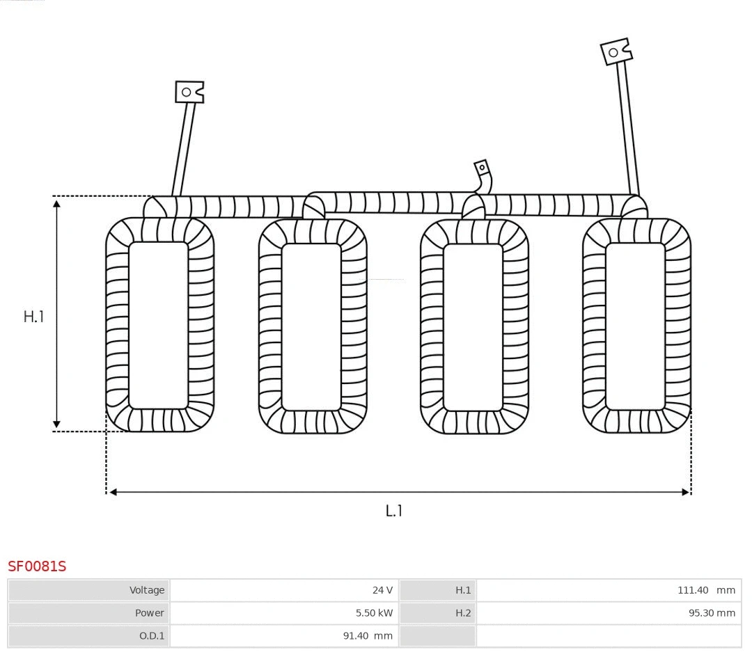 Field Winding, starter