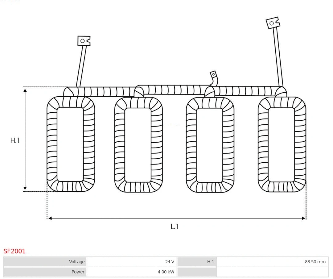 Field Winding, starter