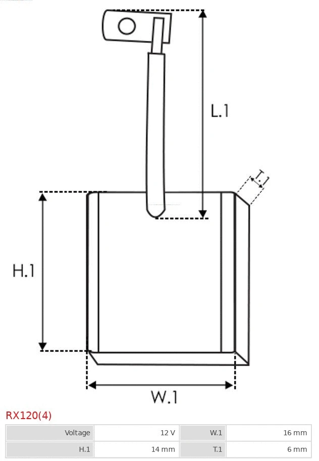 Carbon Brush, starter