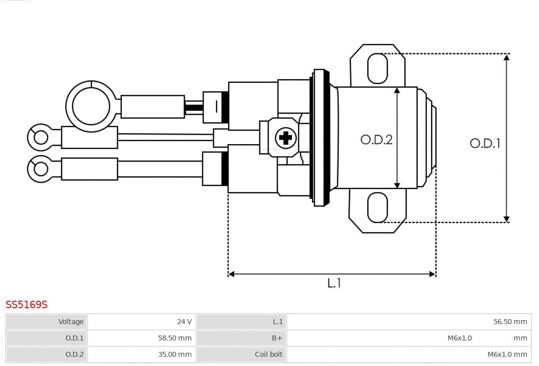 Solenoid Switch, starter