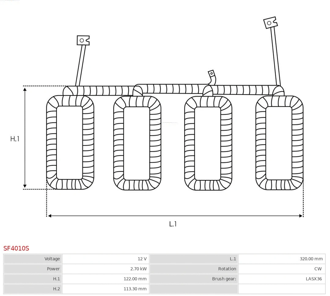 Field Winding, starter
