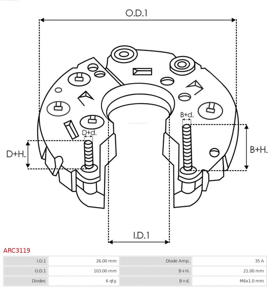 Bracket, alternator drive flange