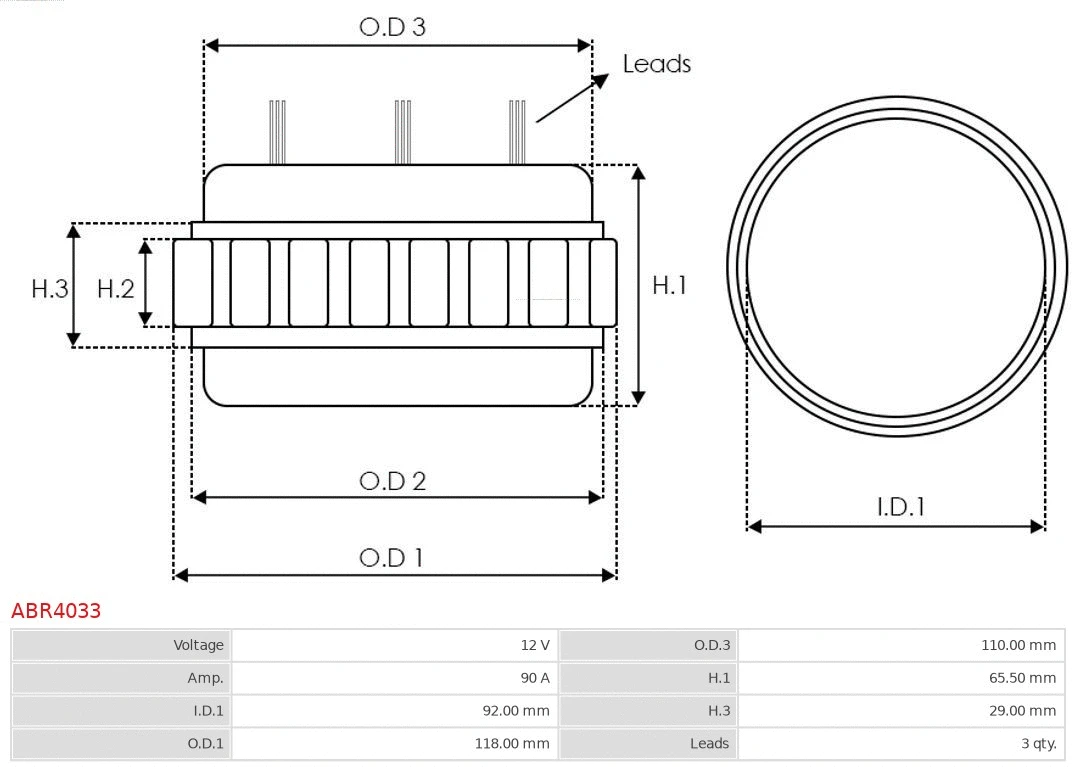 Bracket, alternator drive flange