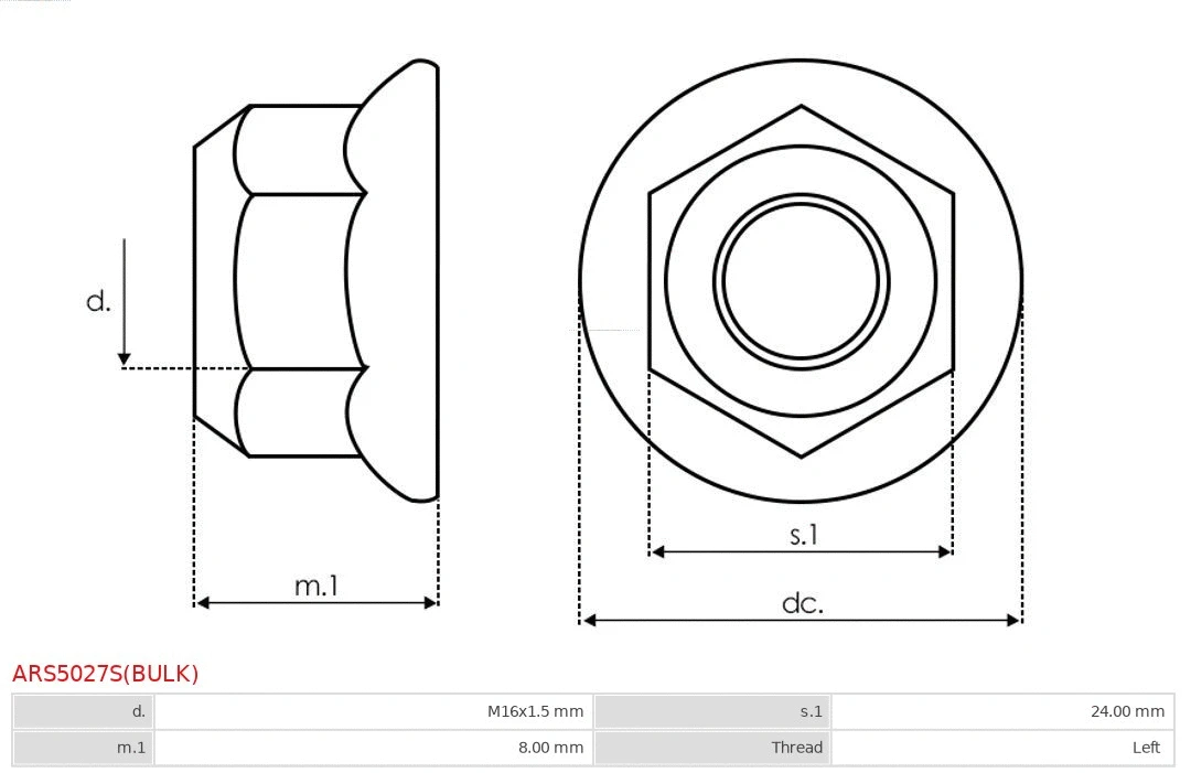 Repair Set, alternator