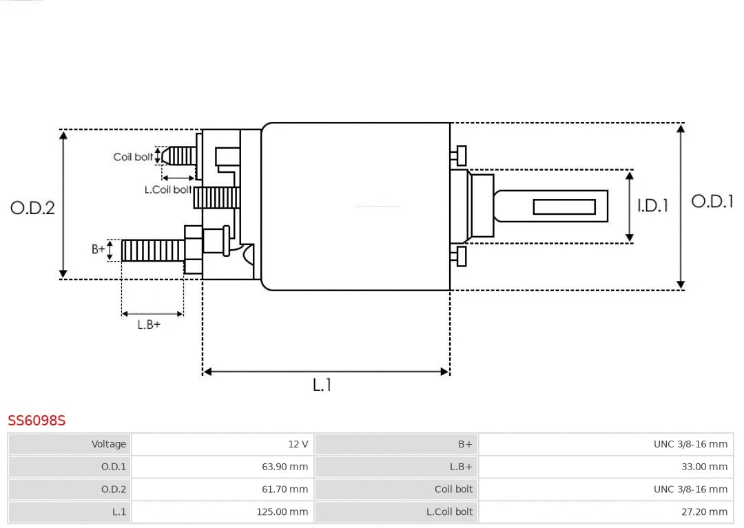 Solenoid Switch, starter