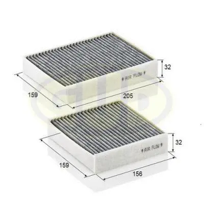 Filter, cabin air (GCF21000C-2)