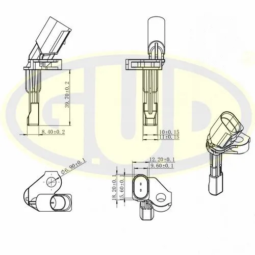 Sensor, wheel speed (GABS01103)