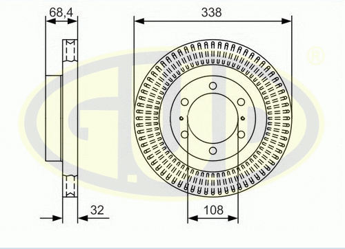 Brake Disc (GDB132174)