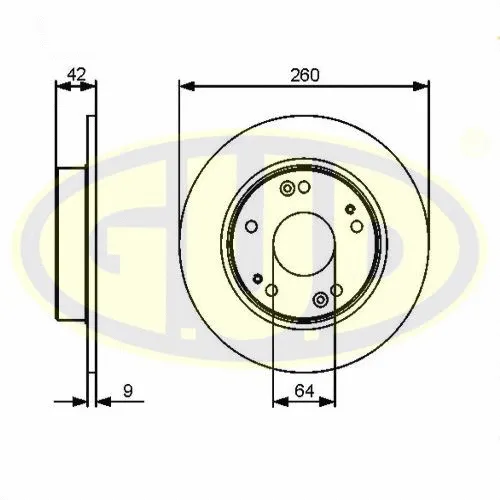 Brake Disc (GDB109158)