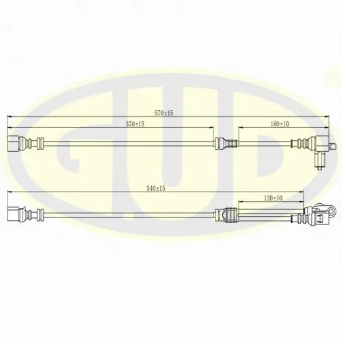 Sensor, wheel speed (GABS01042)