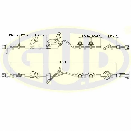 Sensor, wheel speed (GABS02622)