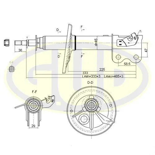 Shock Absorber (GSA333114)