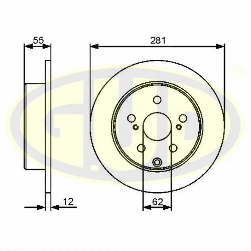 Brake Disc (GDB112714)