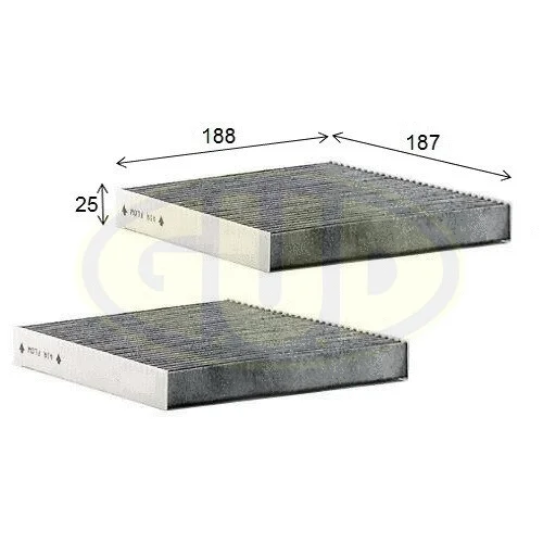 Filter, cabin air (GCF19004C)