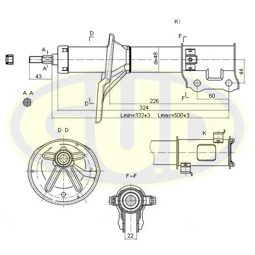 Shock Absorber (GSA333367)