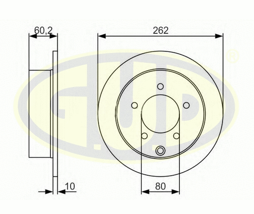 Brake Disc (GDB110345)