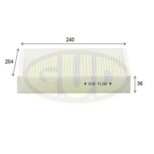 Filter, cabin air (GCF2442)