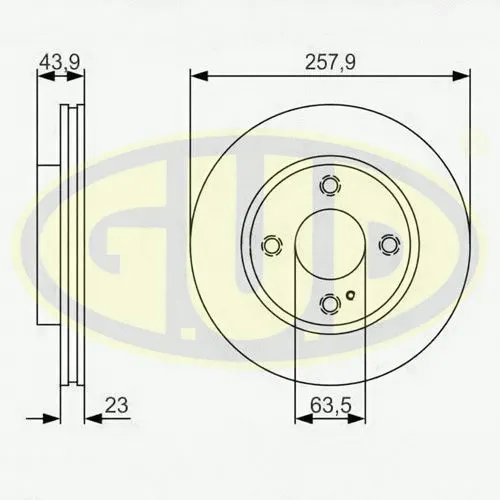 Brake Disc (GDB123113)