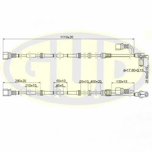 Sensor, wheel speed (GABS01041)