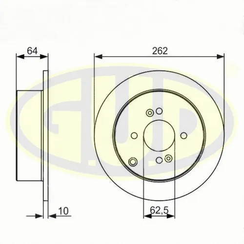 Brake Disc (GDB110312)