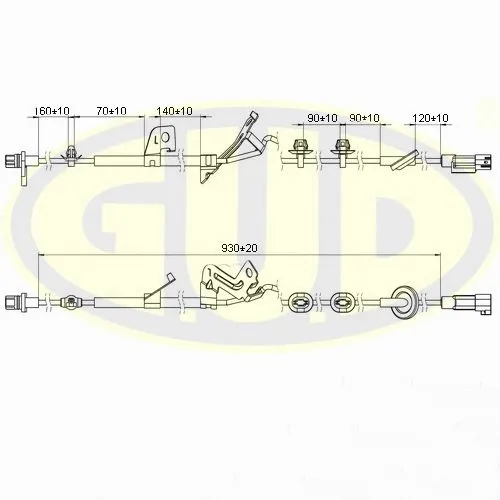 Sensor, wheel speed (GABS02621)
