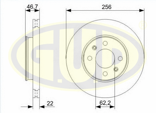 Brake Disc (GDB122260)