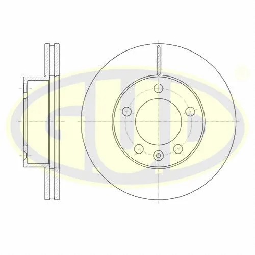 Brake Disc (GDB128252)