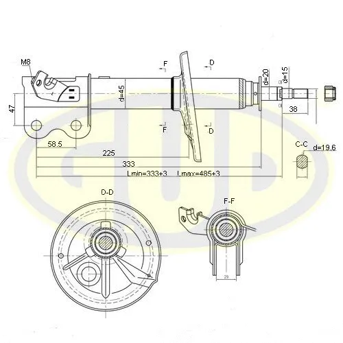 Shock Absorber (GSA333115)