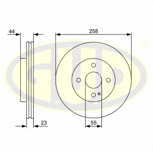 Brake Disc (GDB123112)